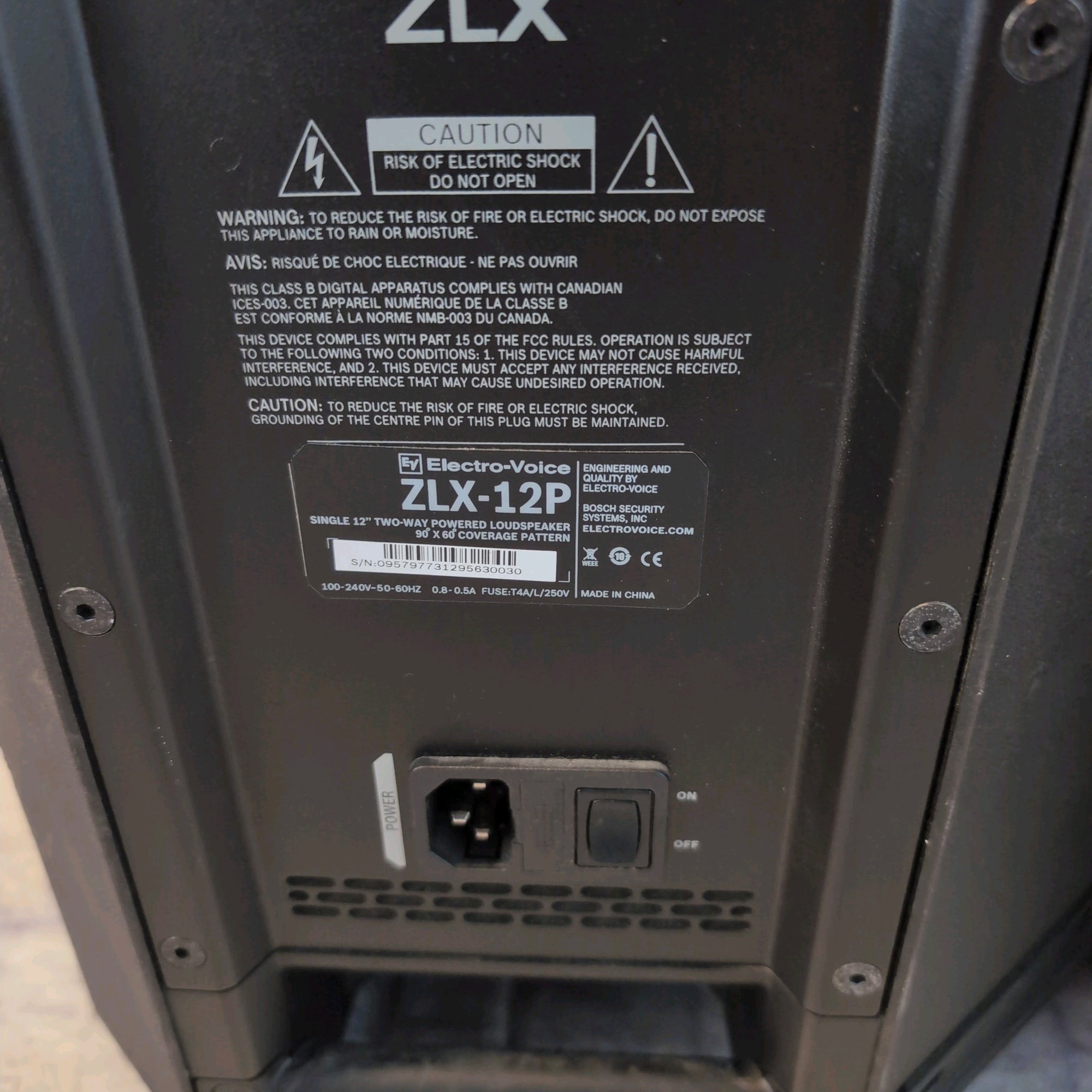 Electro-Voice ZLX-12P Powered Speaker Pair