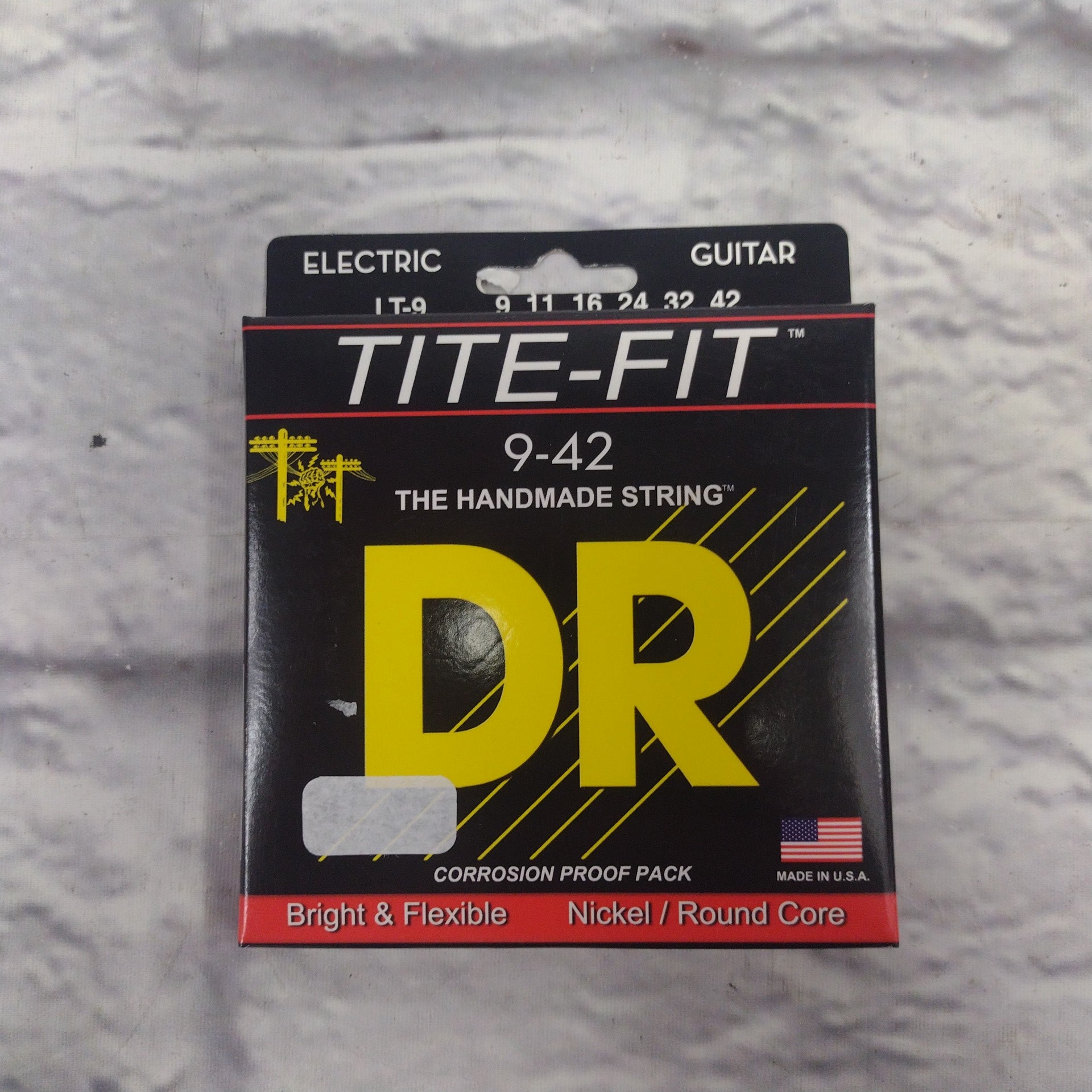 DR Strings LT-9 Tite-Fit 9-42 Electric Guitar Strings