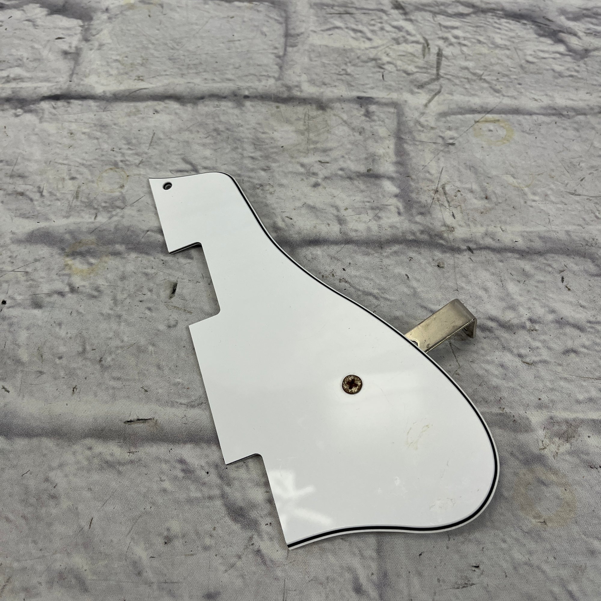 Unknown White Black White LP Style Pickguard with Mount