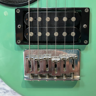 Fernandes Zo-3 "Elephant" Surf Green Travel Guitar