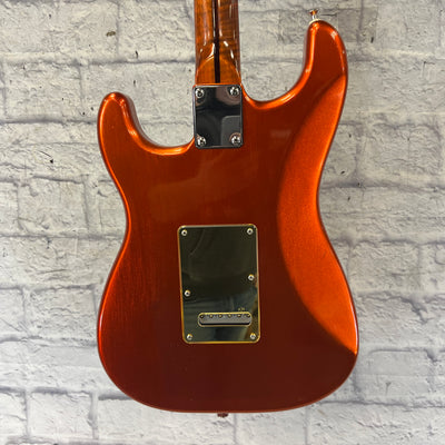 BC Guitars Strat Style Metallic Orange Electric Guitar