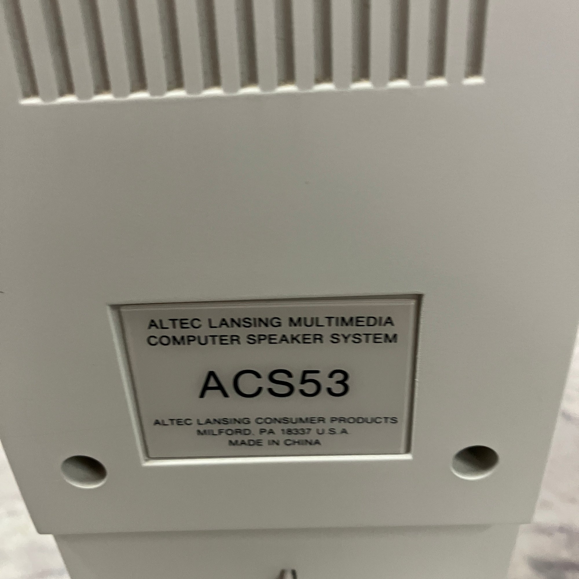 Altec Lansing ACS53 Computer Speakers (Trio)