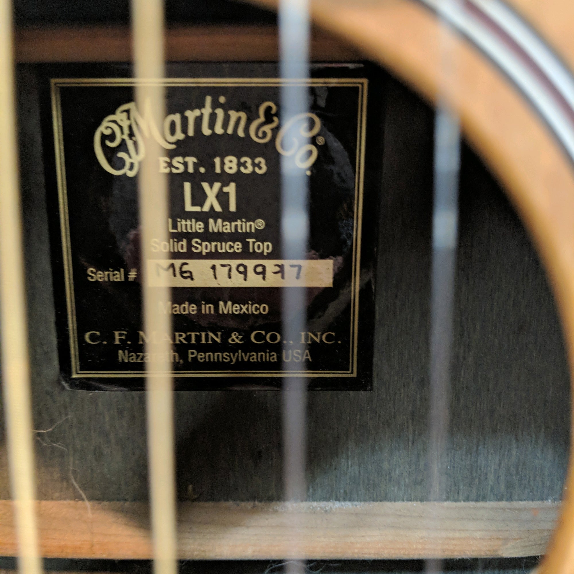 Martin LX1 Little Martin As-Is Acoustic Guitar