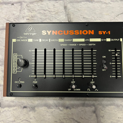 Behringer Syncussion SY-1 Percussion Synthesizer Module