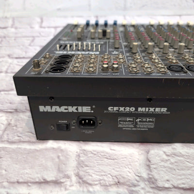 Mackie CFX20 MKII 20-Channel Compact Integrated Live Sound Reinforcement Mixer