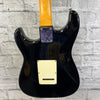 Austin Strat Style Black Electric Guitar S-S-S