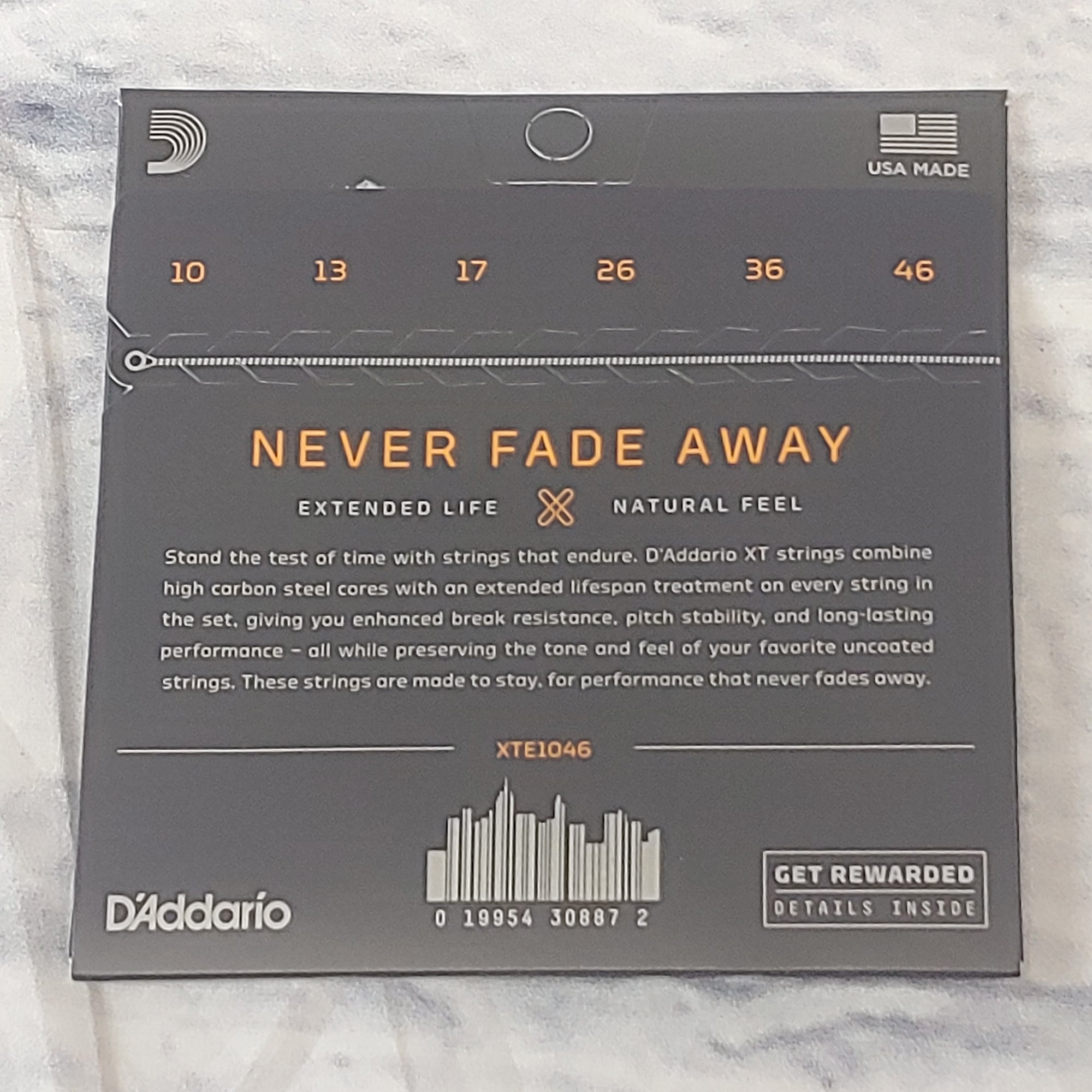 D'Addario XT Nickel Plated Steel 10-46 Electric Guitar Strings