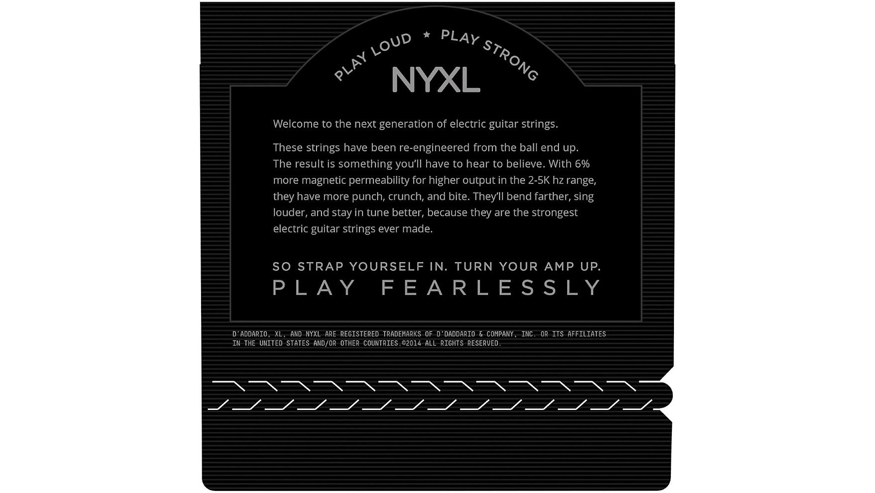 D'Addario NYXL1052 Light Top Heavy Bottom Nickel Wound Electric Guitar Strings 10-52
