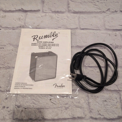 Fender Rumble 500 V3 500-Watt 2x10" Bass Combo