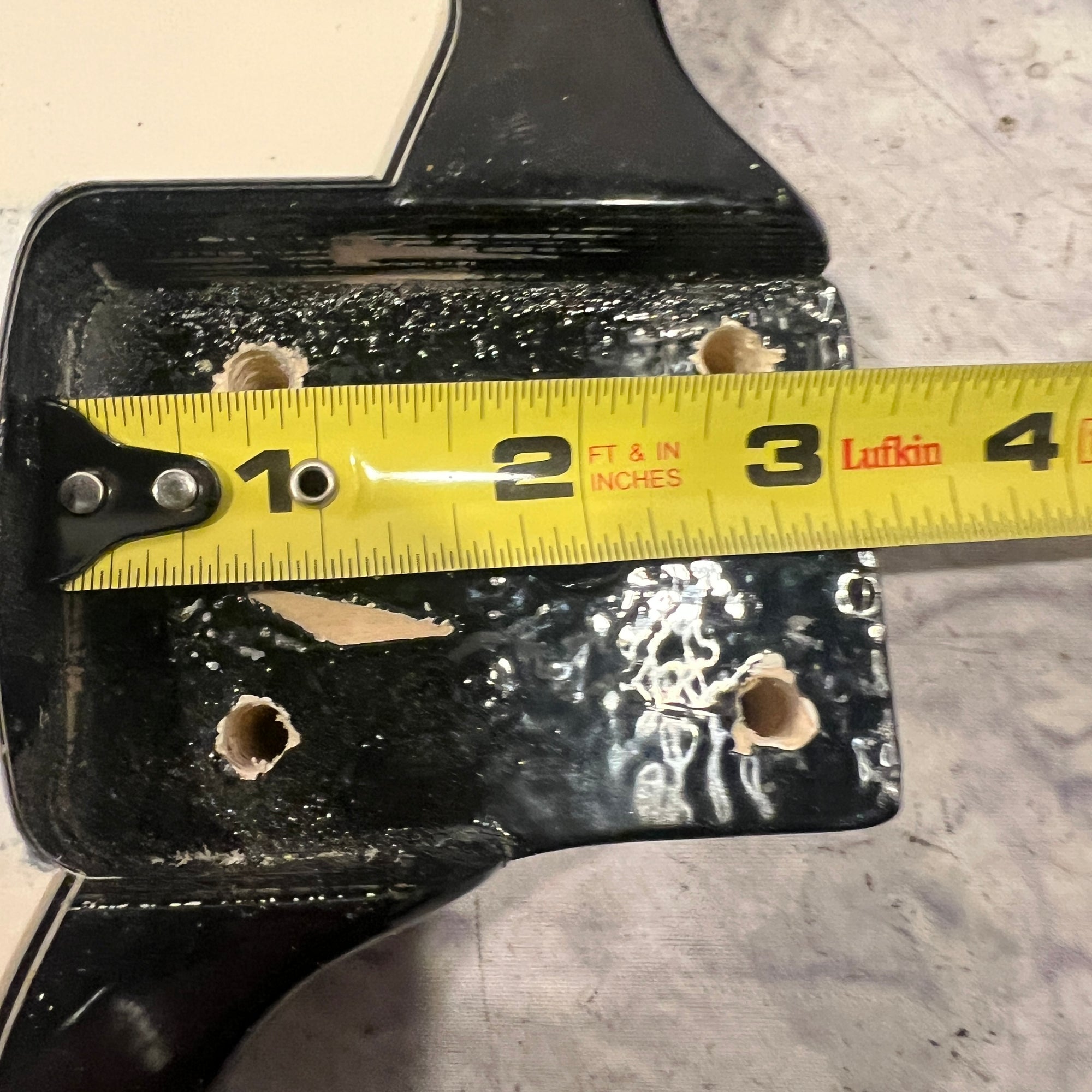 Unknown Black Strat Style Loaded Guitar Body