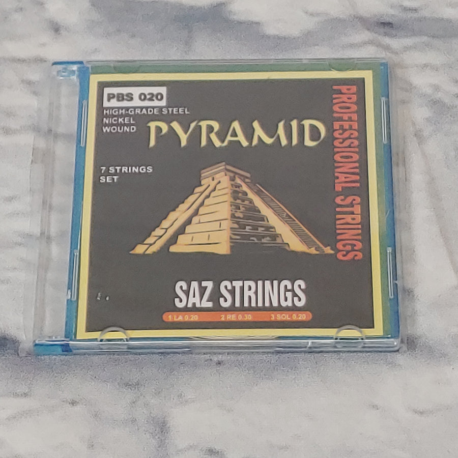 Pyramid Baglama Saz Steel Nickel Wound 7 Strings