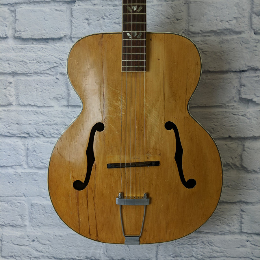 Vintage 1955 Kay P4 Arch top Acoustic Jazzbox Guitar