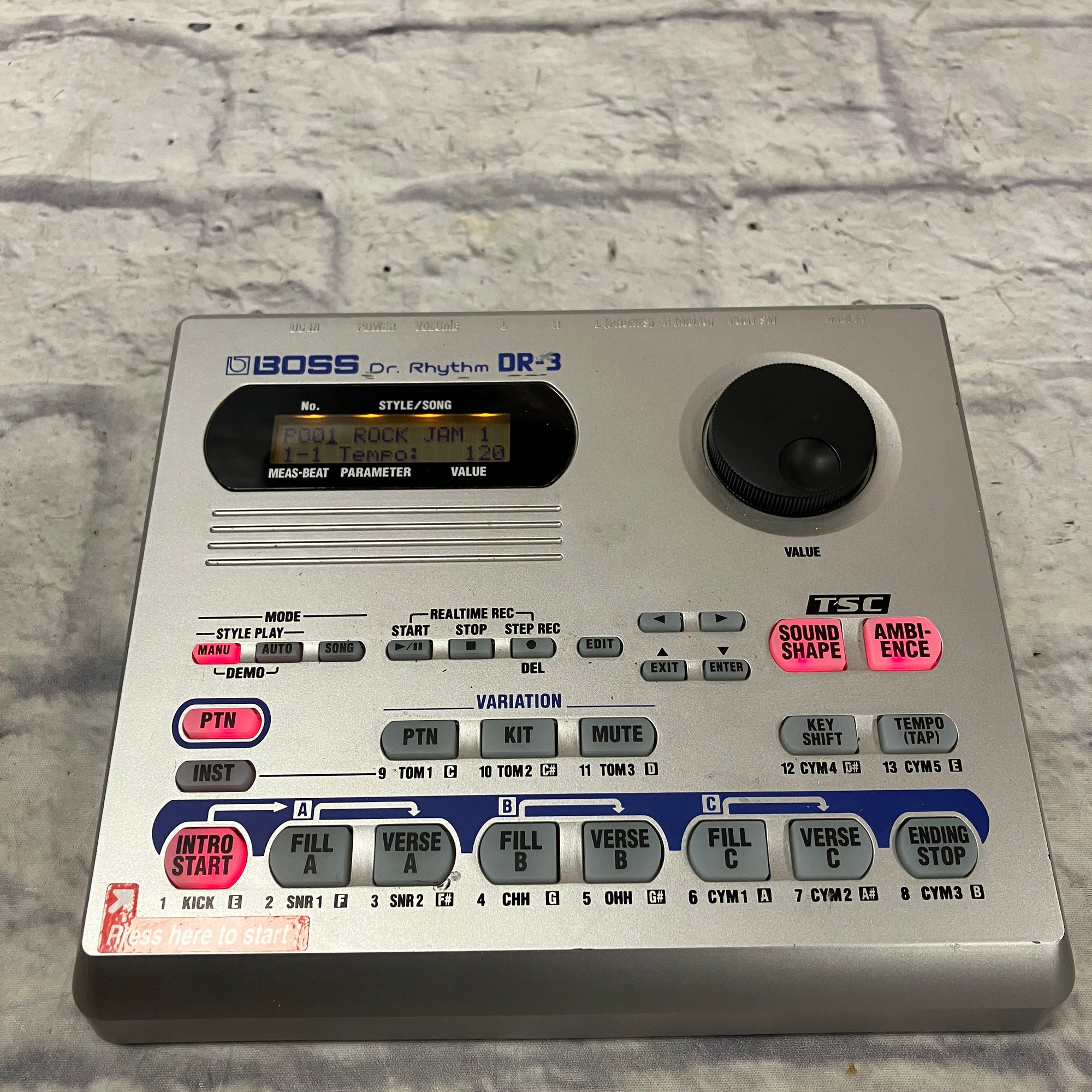 Boss Dr. Rhythm DR-3 Drum Machine