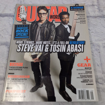 Guitar World September 2012 | Steve Vai/Tosin Abasi | Meshuggah | Rush Magazine