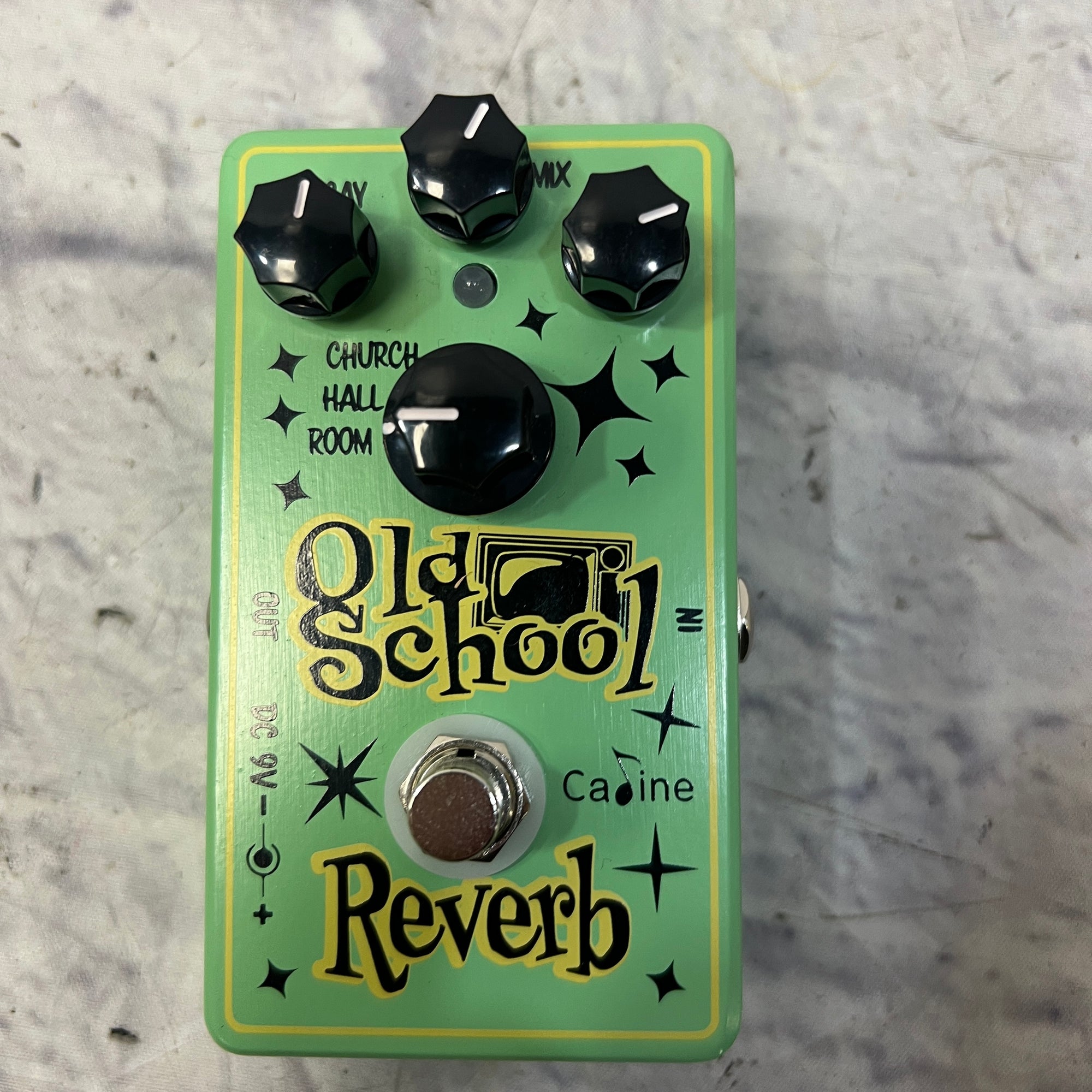 first reverb pedal Caline Old School Reverb Pedal