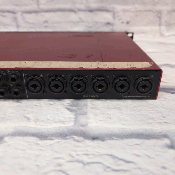 Focusrite Scarlett 18i20 Rackmount Interface - Evolution Music
