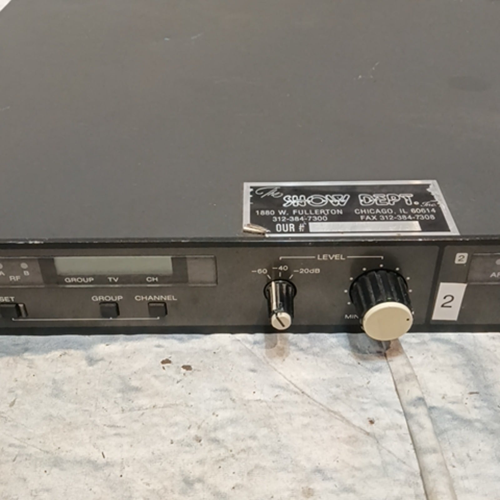 Sony WRR-840 Diversity Tuner