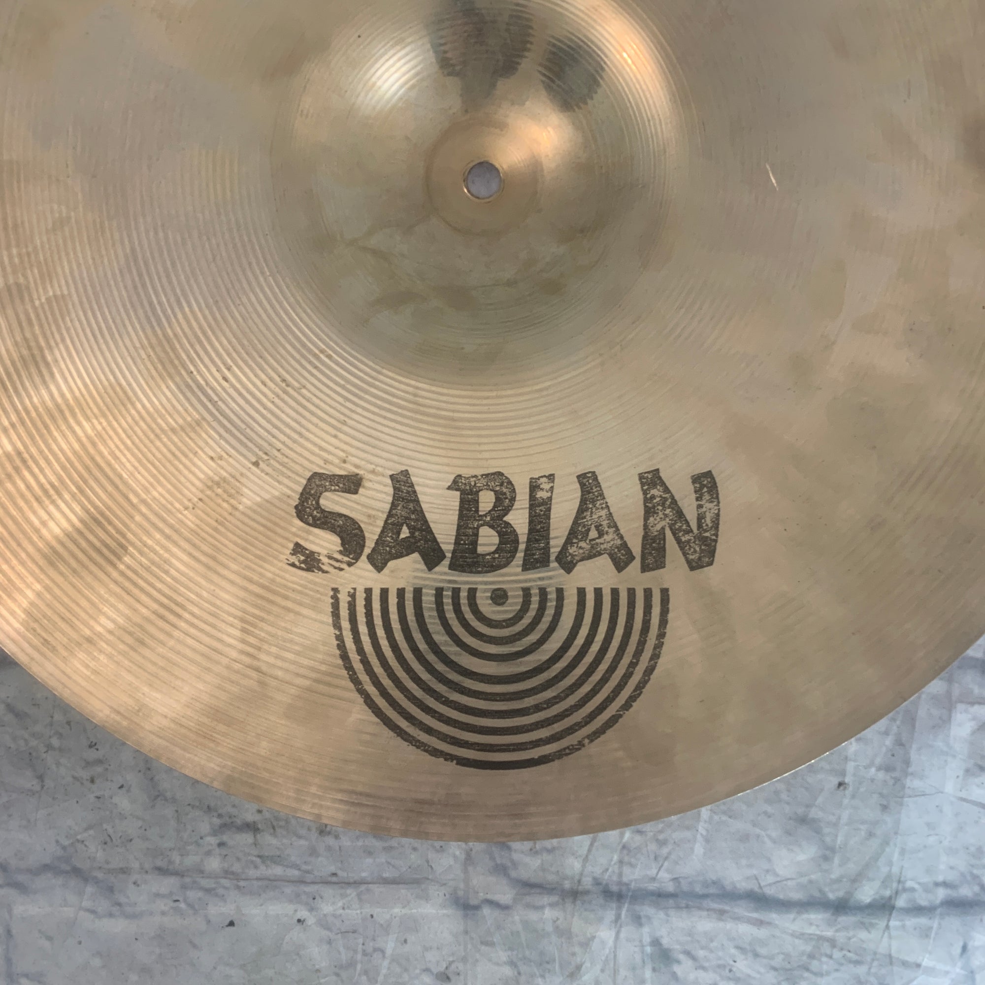 Sabian 18" AA Medium (cracked) Thin Crash Ride Cymbal