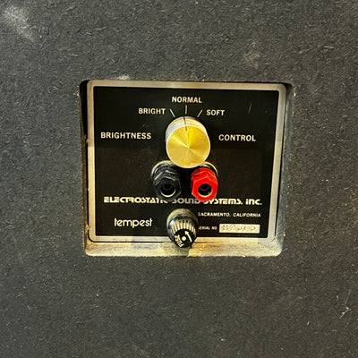 Electrostatic Sound Tempest Home Audio Speakers