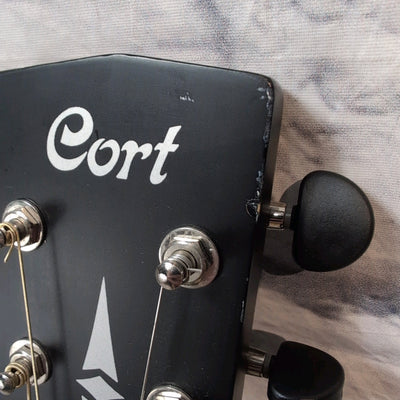 Cort SFX1F BKS Concert Acoustic Electric Guitar - Black
