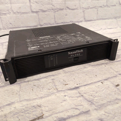 Soundtech PL502 2-channel Pro Stereo Power Amplifier 500 Watts