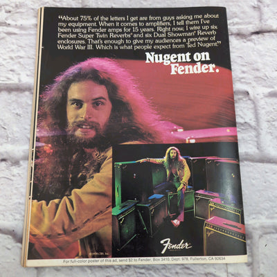 Guitar Player September 1978 Ritchie Blackmore Vintage Guitar Magazine
