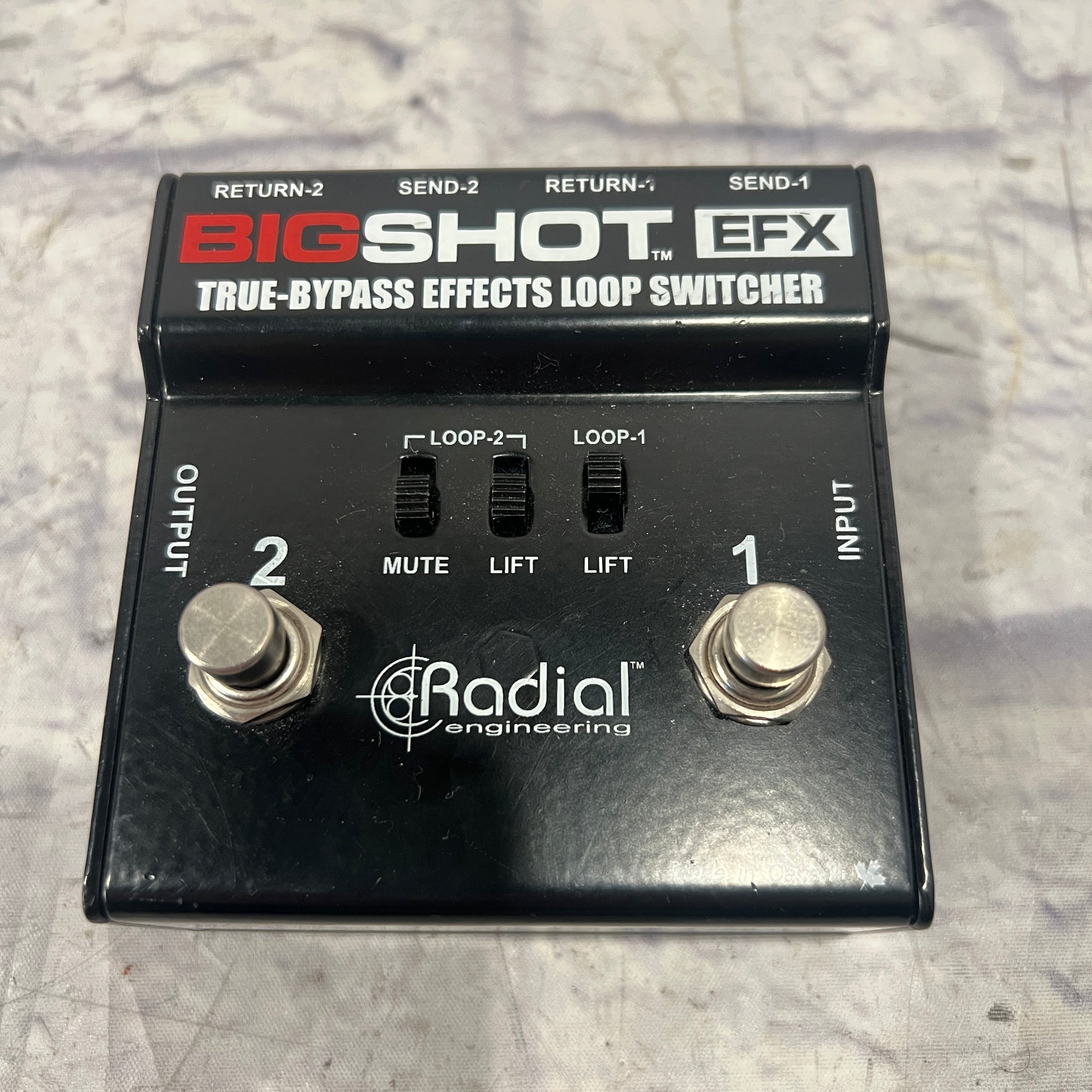 Radial Bigshot EFX Effects Loop Switcher