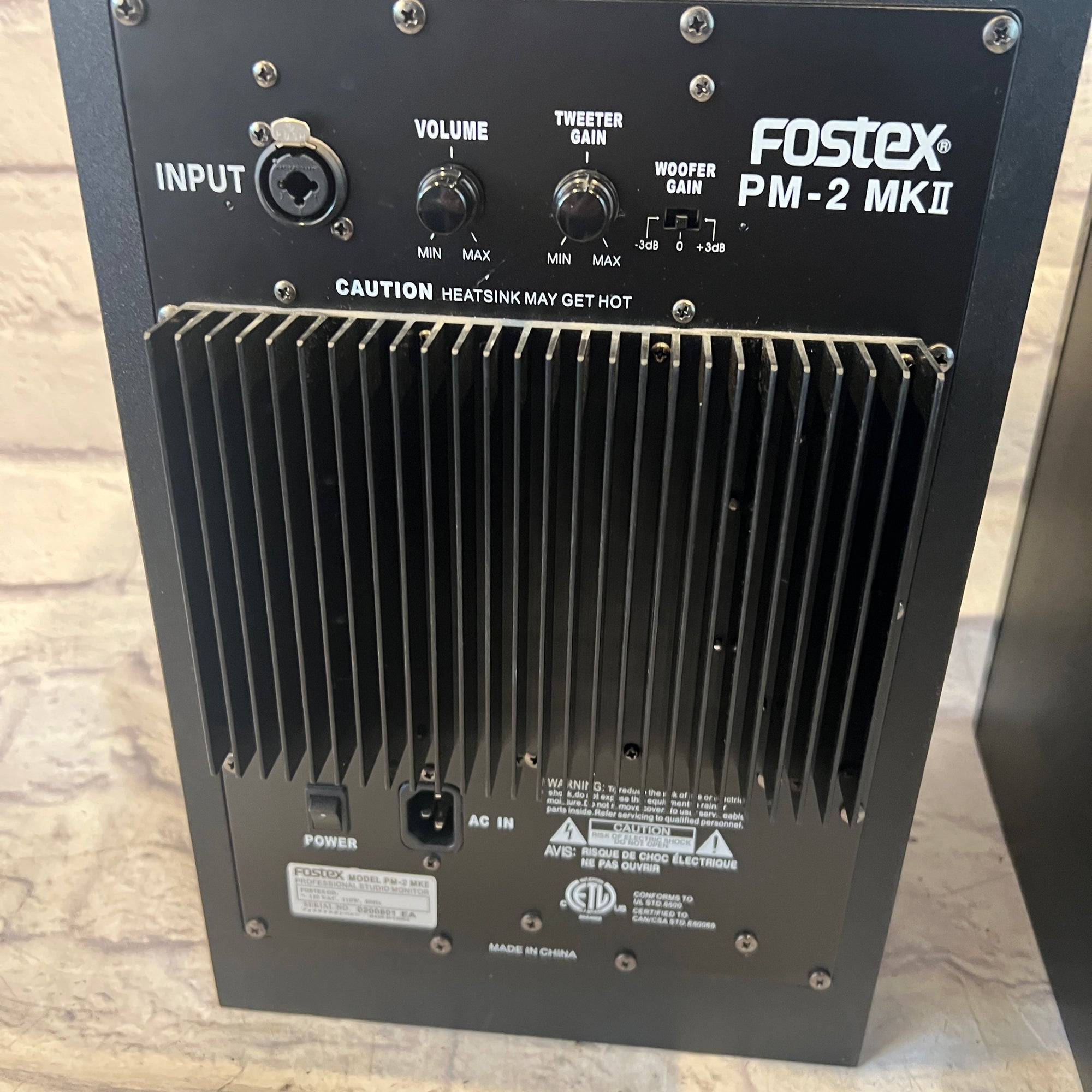 Fostex PM-2 MKII Studio Monitor Pair