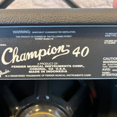 Fender Champion 40 Guitar Combo Amp