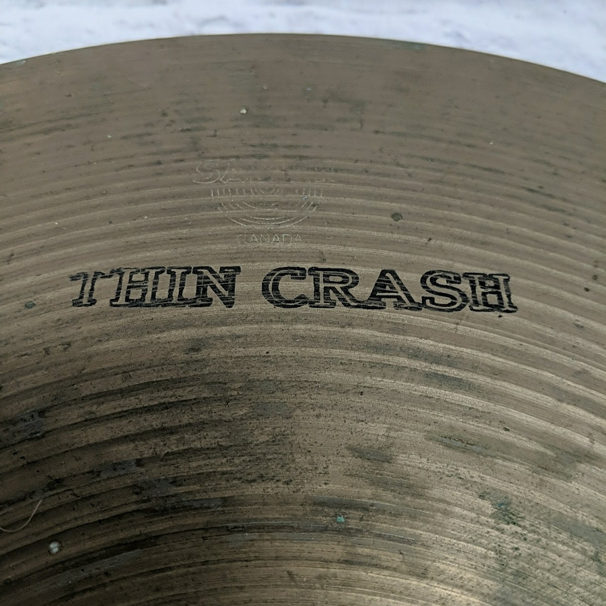 Vintage Sabian 1980s 18" Crash Cymbal - Canadian Stamp