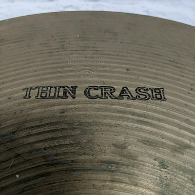 Vintage Sabian 1980s 18" Crash Cymbal - Canadian Stamp