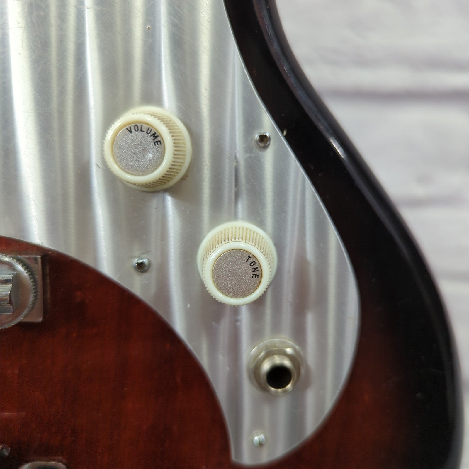 Vintage 1960s Kingston Swinger Short Scale MIJ Electric Guitar w/ Original Case and 60's Guitar Strap