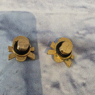 Grover Strap Buttons ( Gold Skulls) Strap Buttons