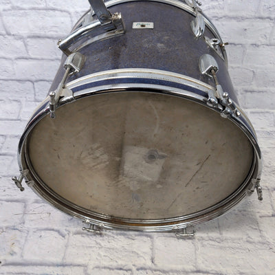 Polaris 20x14 20x14" Bass Drum Blue Sparkle MIJ Made in Japan