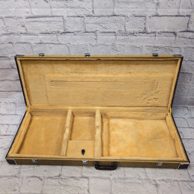 Unknown Tweed Solid Body Electric Guitar Hard Case
