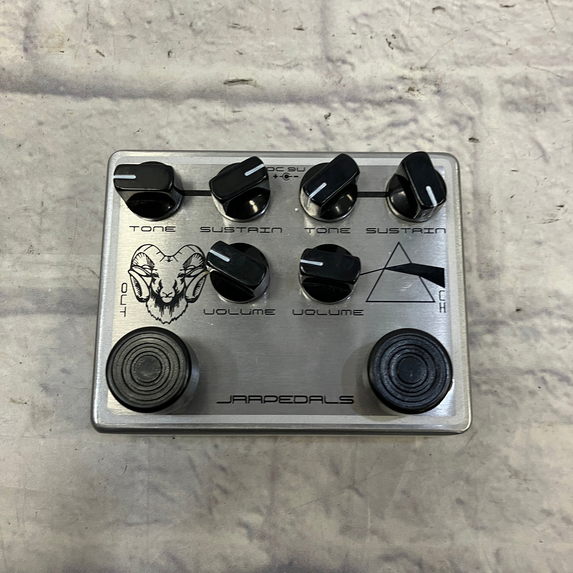 JRR Pedals Dual Muff Clone Pedal Rams Head Triangle Fuzz Pedal