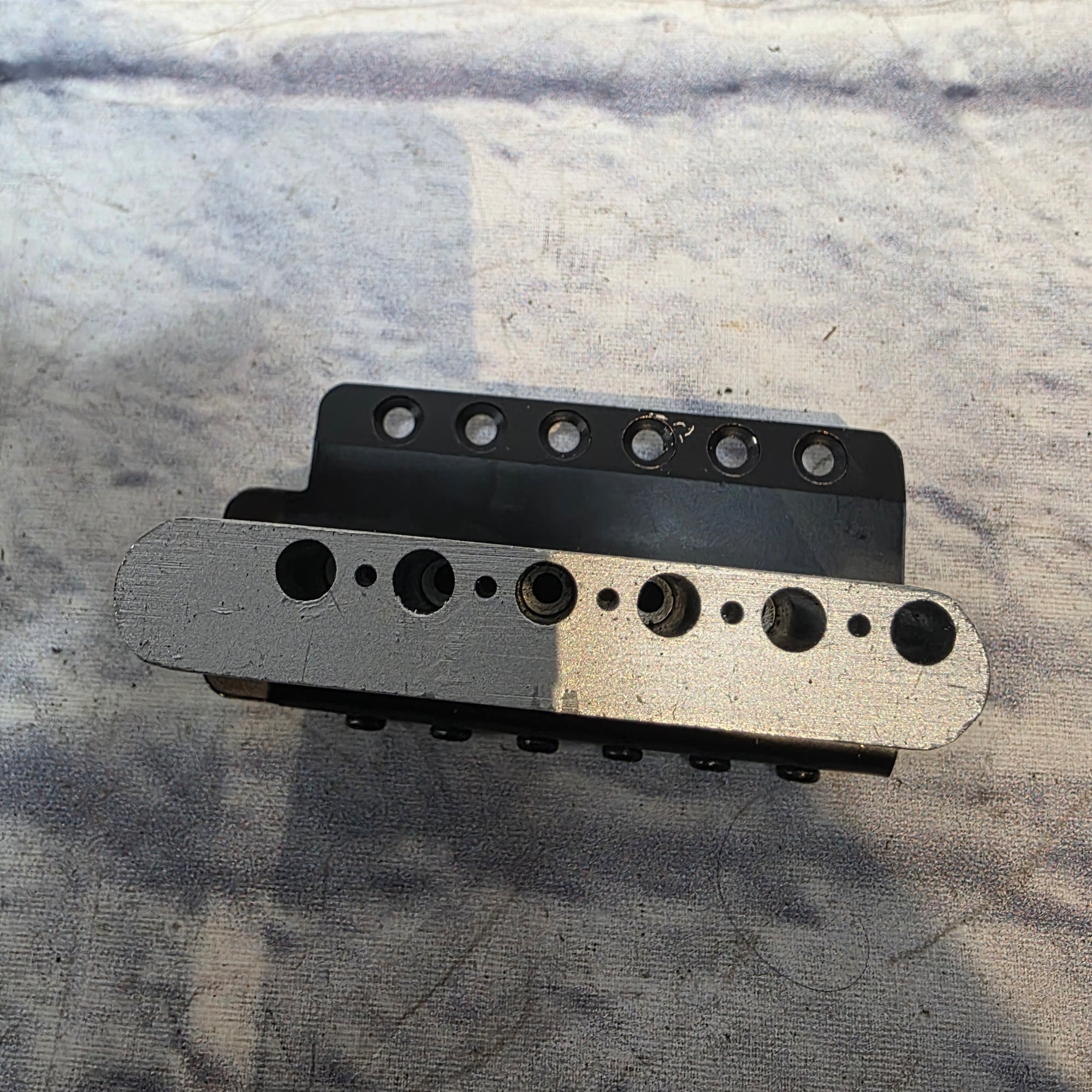 Wilkinson Black Tremolo System Bridge Electric Guitar Part