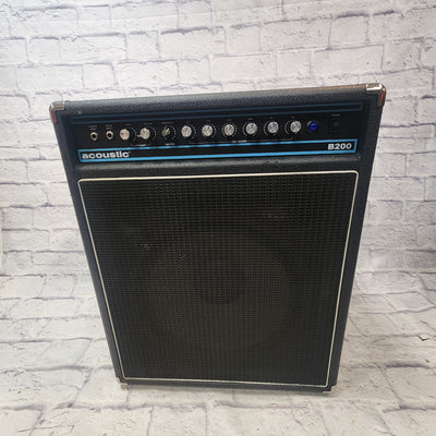 Acoustic B200 Combo Amp with Custom Amp Cover