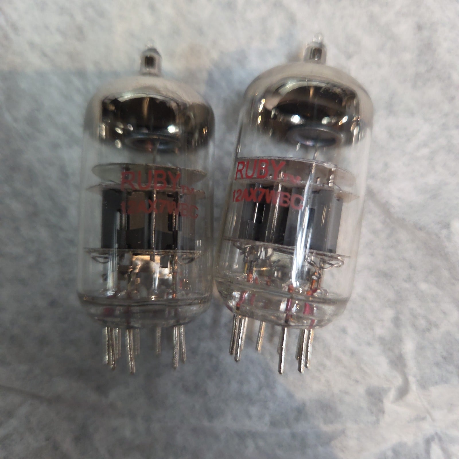 Ruby 12AX7WBC Pair Amplifier Tubes