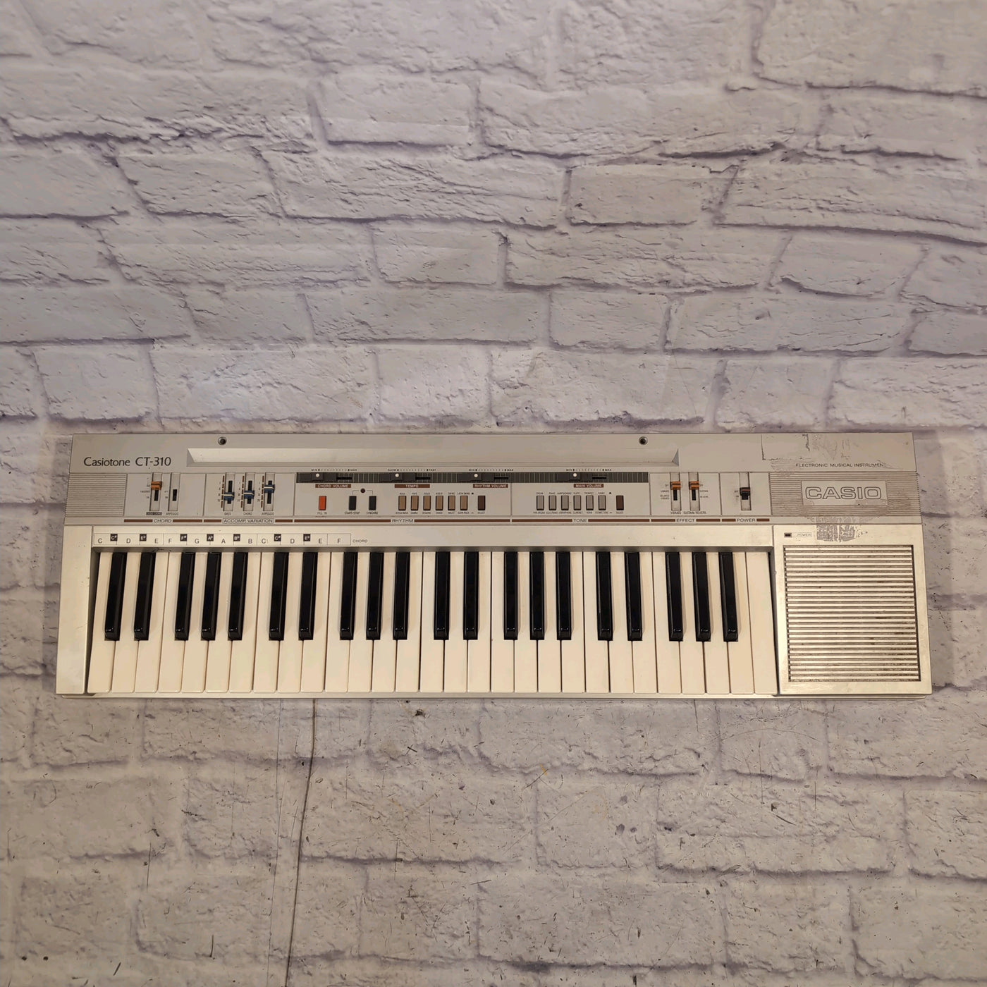 Vintage Casio CT-310 Casiotone 49-Key Synthesizer 1980s