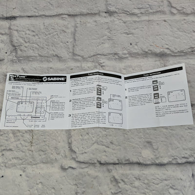 Sabine NexTune 12Z Chromatic Tuner - Silver