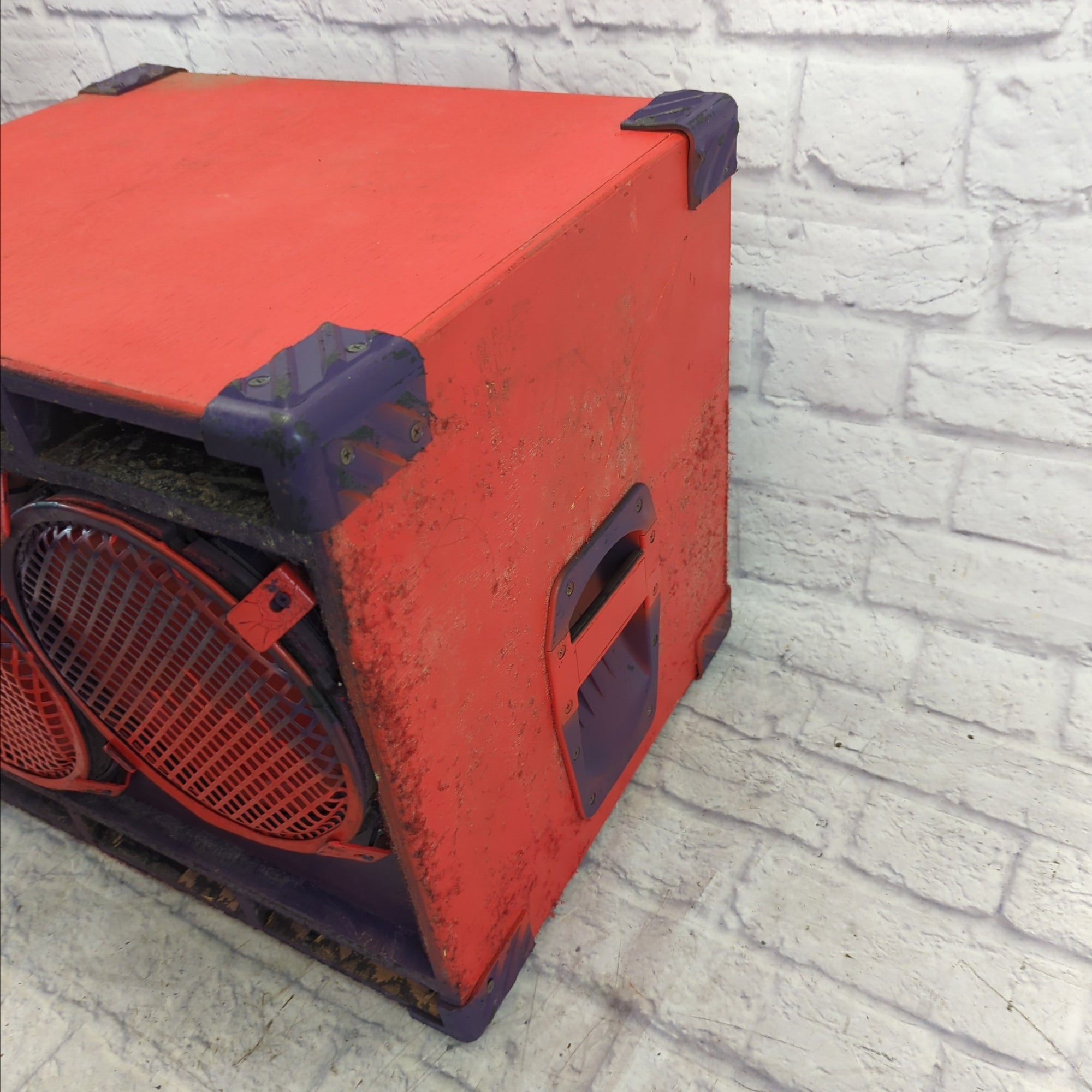 Painted Eden 2x10 Bass Cab - NON FUNCTIONING AS IS