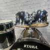 Tama Imperialstar 5pc Black Drum Kit Full Kit