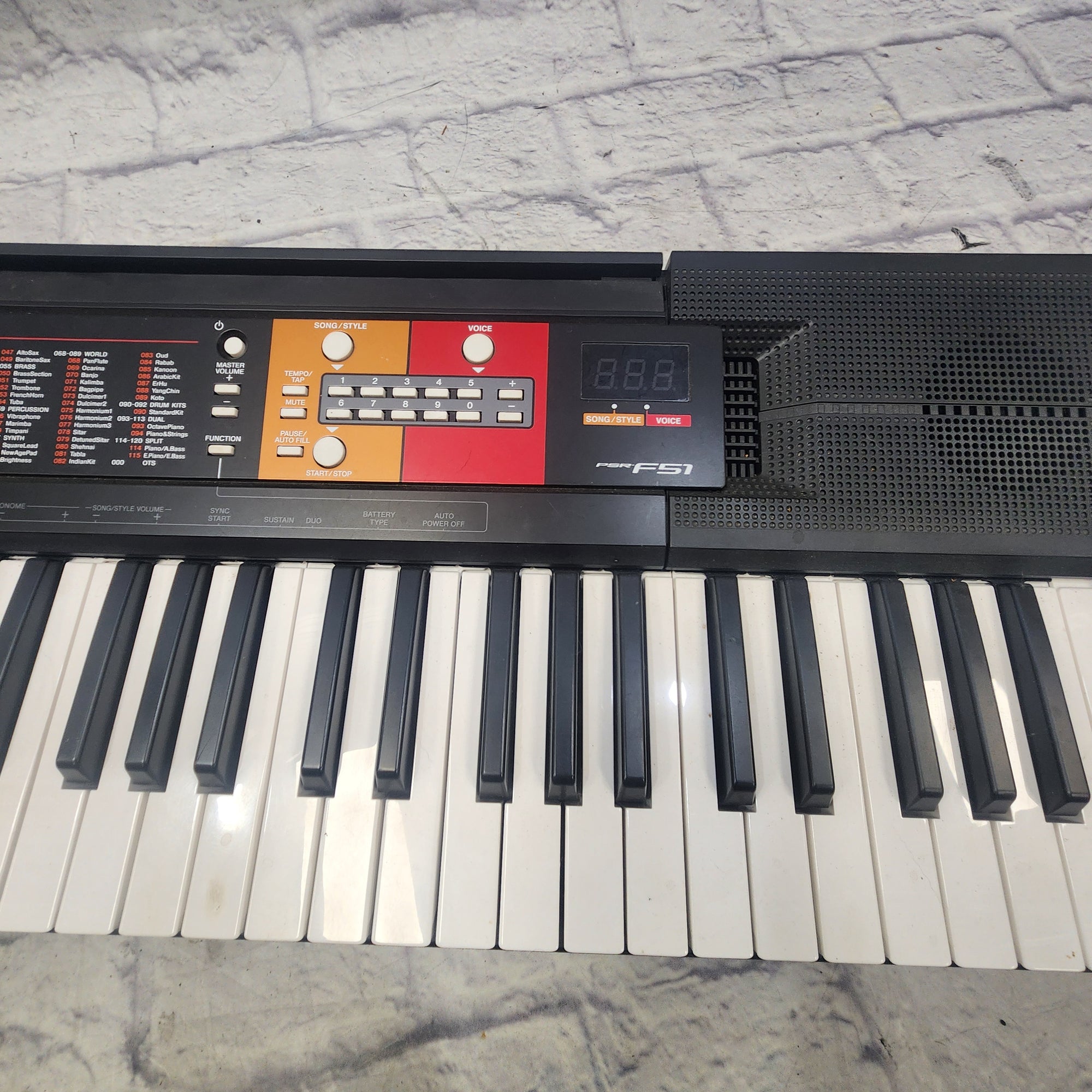 Yamaha PSR-F51 61キー 電子キーボード ポータブル 動作確認 Yamaha PSR-F51 61キー 電子キーボード ポータブル 動作確認