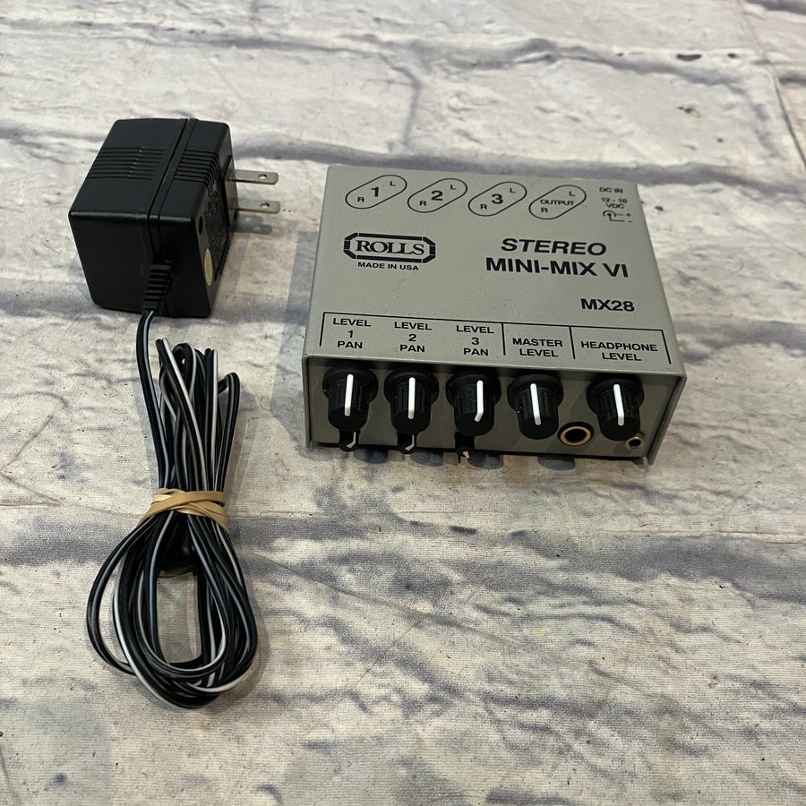 Rolls MX28 Stereo Mini-Mix VI Headphone Amp