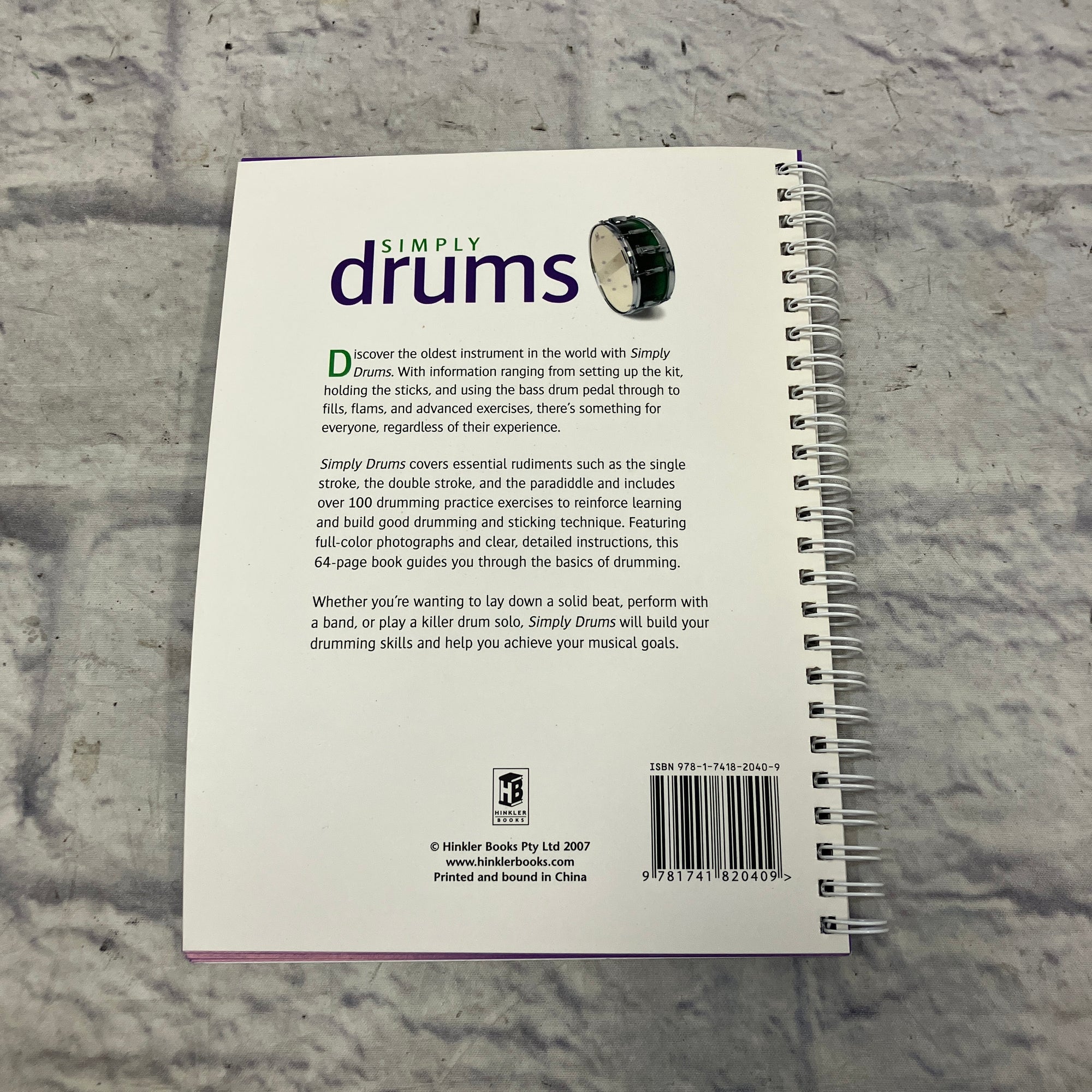 Unknown Simply Drums Book
