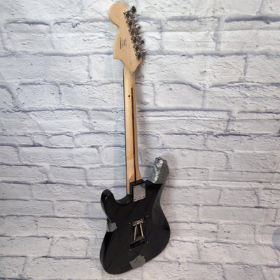 Squier Affinity Stratocaster Black Vandalism Strat Electric Guitar