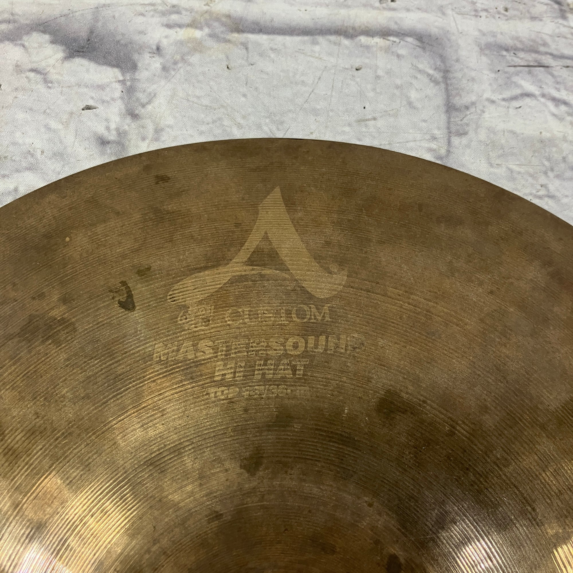 Zildjian 14 A Custom Mastersound Hi Hat Top CRACKED
