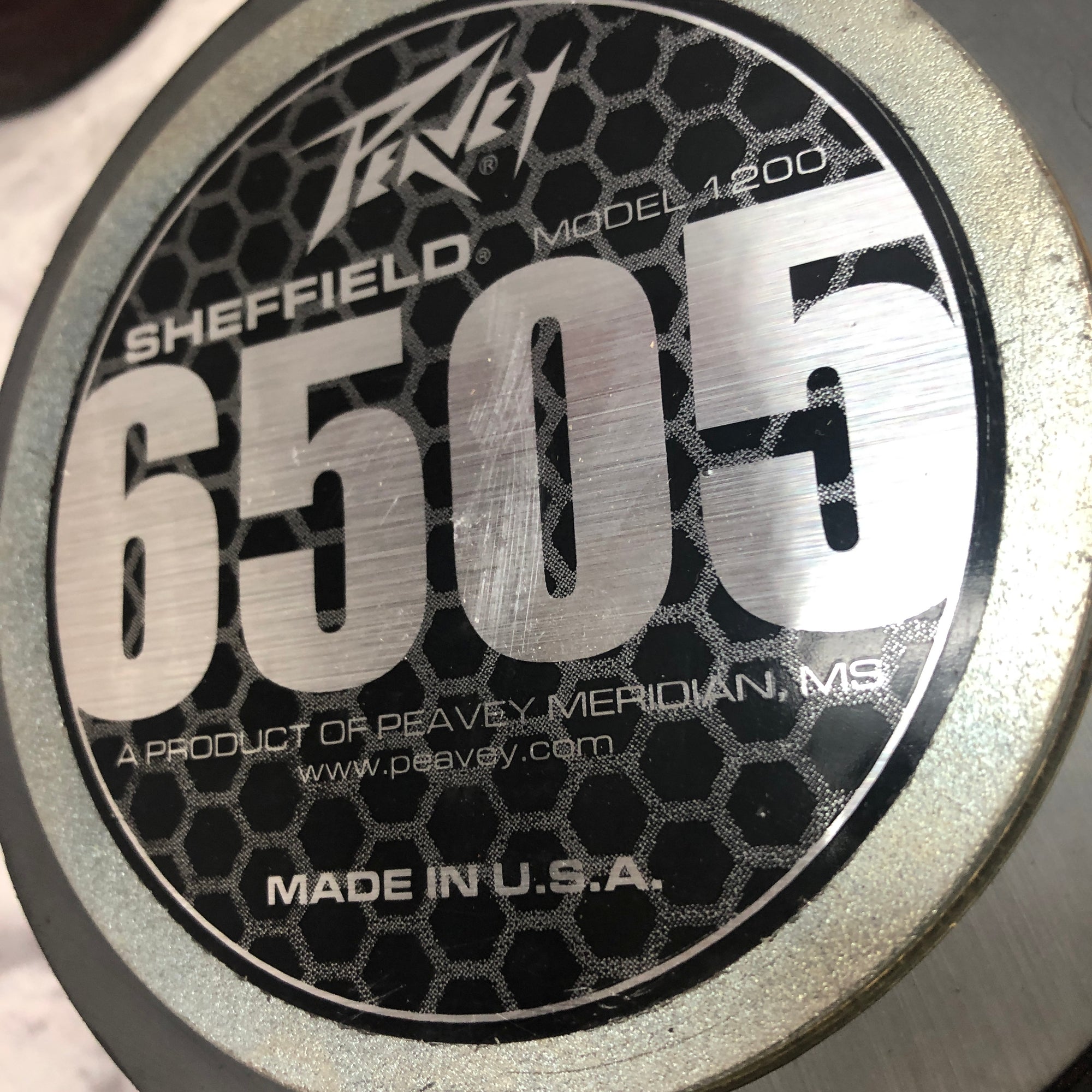 Peavey Sheffield Model 1200 Chrome Frame SH6505 16ohm 12 Speaker
