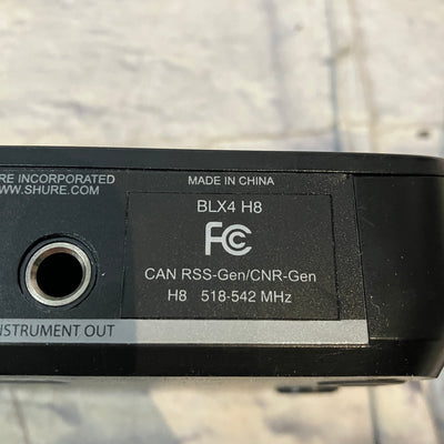 Shure SLX4 & BLX4 Wireless Receiver and Microphone